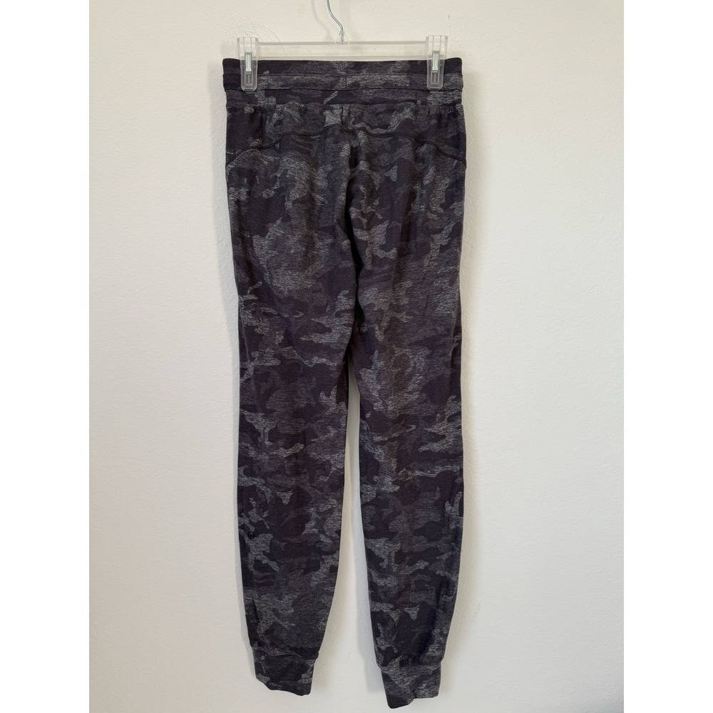 Lululemon High-Rise Jogger Womens‎ Size 4 Black Gray Camo W6BOIS Ready To Rulu - Picture 2 of 10